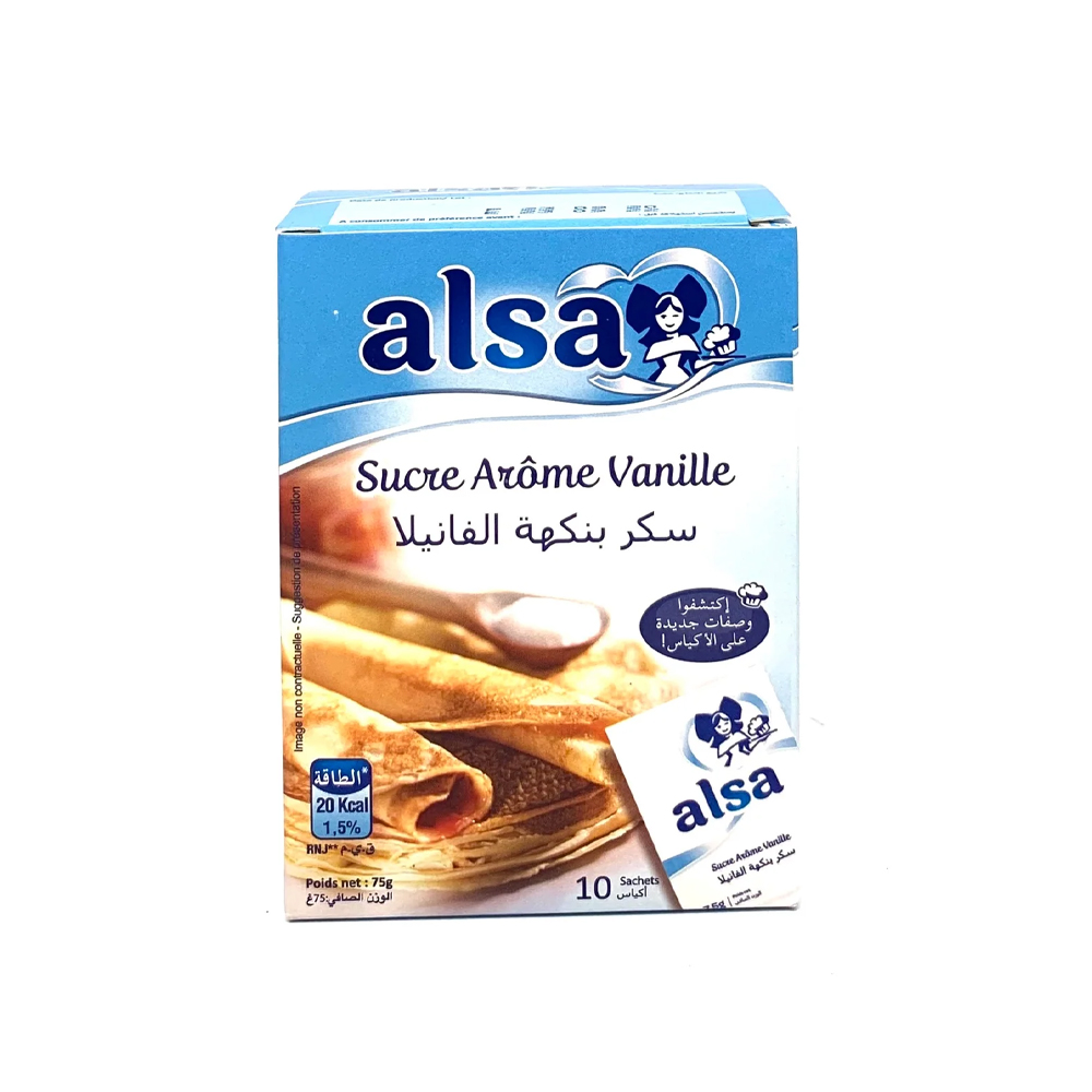 ALSA SUCRE VANILLE ALSA 10 SACHETS