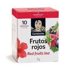 INFUSION FRUITS ROUGES 10 SACHETS CARMENCITA