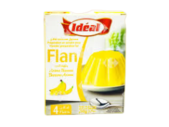 FLAN IDEAL NON SUCRE BANANE