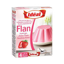 FLAN IDEAL NON SUCRE FRAISE