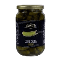 CARTIER CORNICHONS AU VINAIGRE EXTRA FINS 360GR