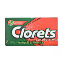 CLORETS CINNAMINT 2.8 G