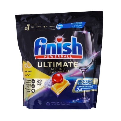 Finish Ultimate AIO 32 Tabs Lemon